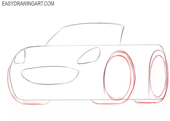 How easy to draw a car
