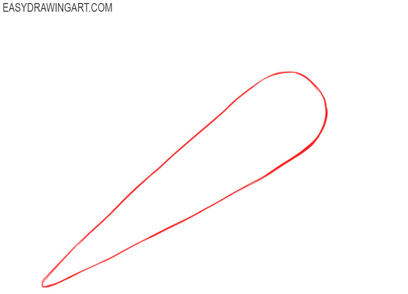 how to draw a carrot step by step