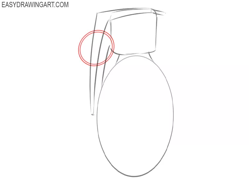 how to draw a cartoon grenade