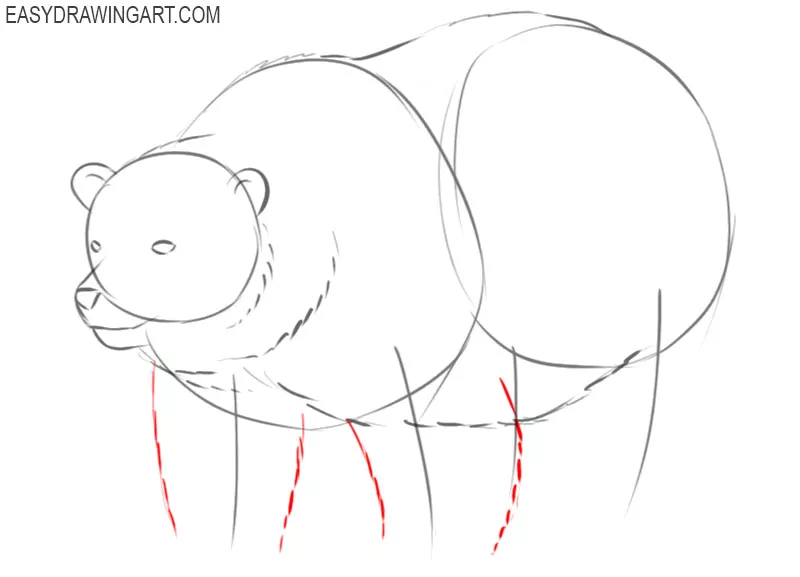 How to Draw a Polar Bear - Easy Drawing Art