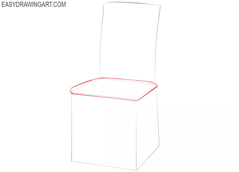 how to draw a chair for beginners