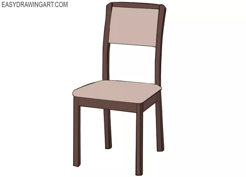 How to Draw a Chair Step by Step Easy - YouTube