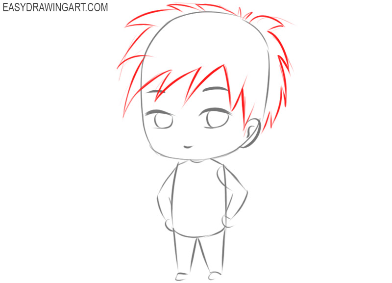 chibi cartoon character drawings