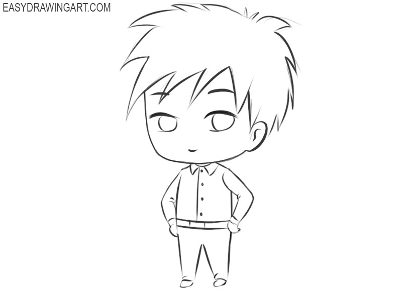 chibi anime character drawings