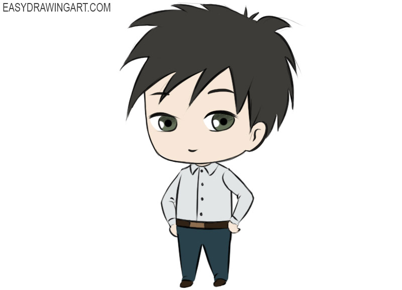 how to draw a chibi character