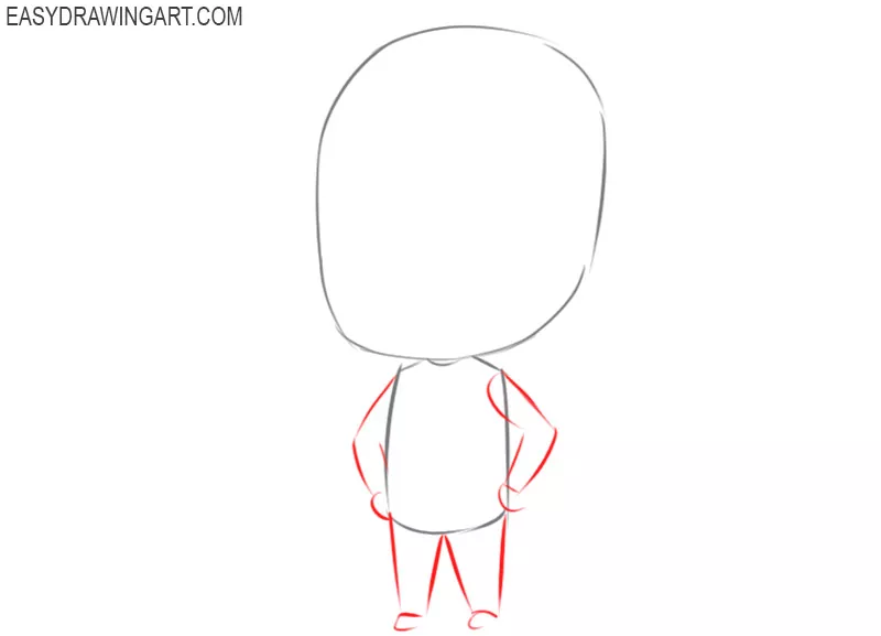 how to draw a chibi character step by step