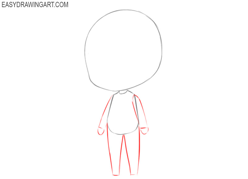 how to draw a chibi girl step by step