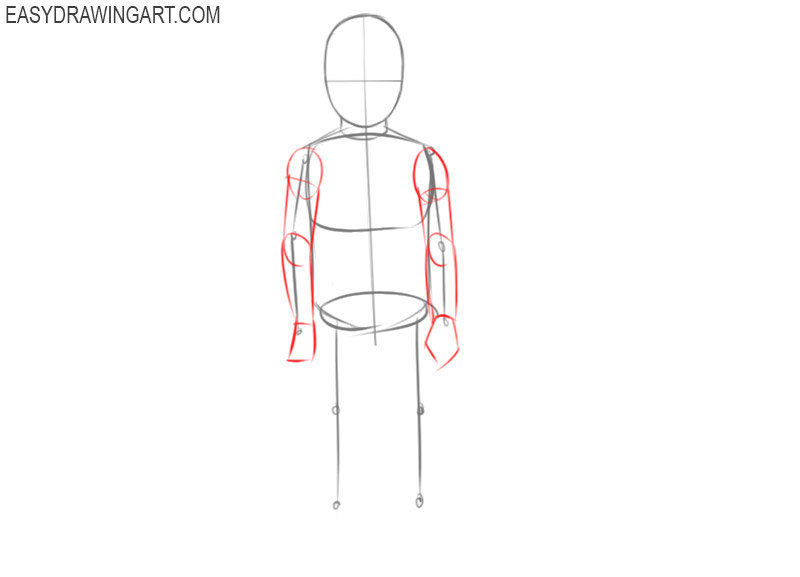 how to draw a kid easy
