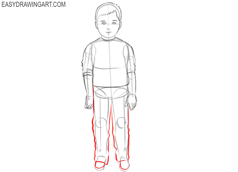 how to draw a cool kid