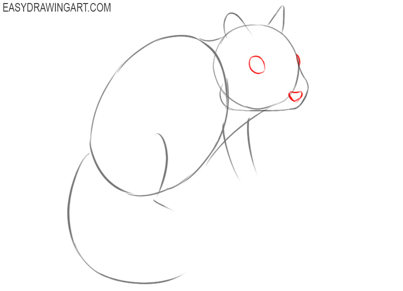 how to draw a chipmunk cartoon step by step