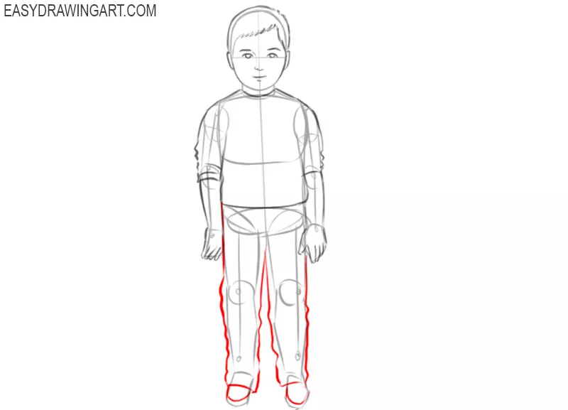 how to draw a cool kid