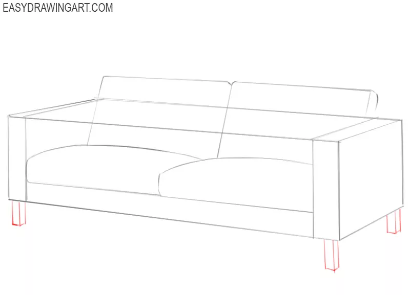 sofa drawing