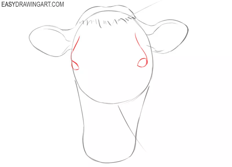 HOW TO DRAW A COW EASY STEP BY STEP - YouTube