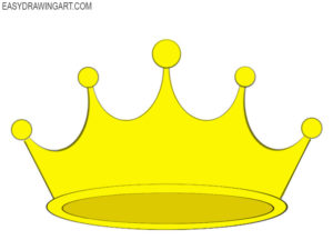 How to draw a crown