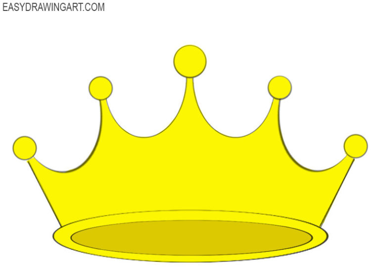 How to draw a crown