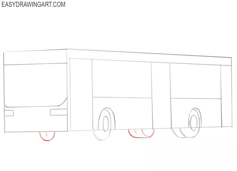 how to draw a cute bus
