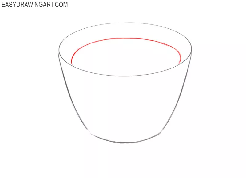 how to draw a cute coffee cup step by step