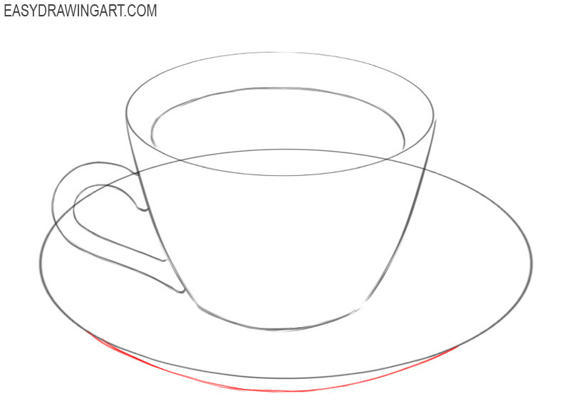  how to draw a cute cup of tea