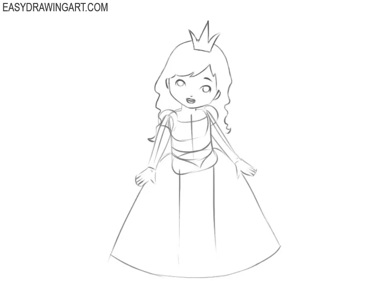 How To Draw Princess Bubblegum Easy, Step by Step, Drawing Guide, by Dawn -  DragoArt