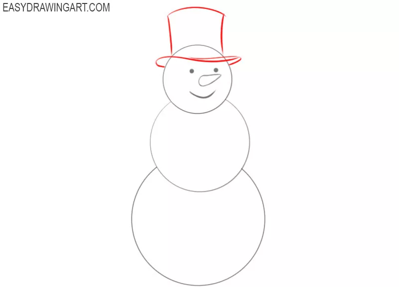 How to Draw a Snowman - Easy Drawing Art