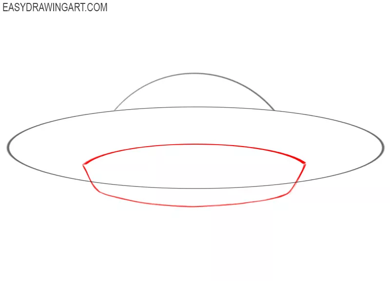 how to draw a cute ufo