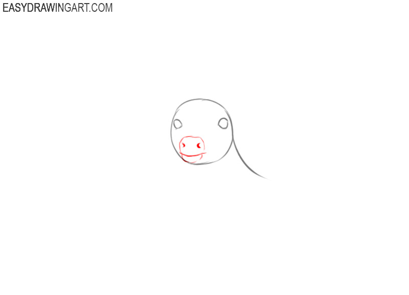 how to draw a deer head easy