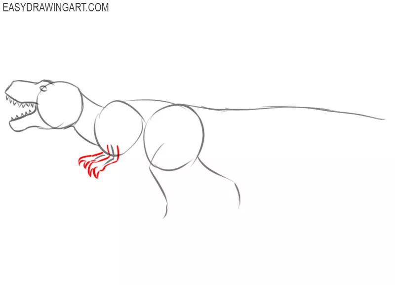 how to draw a dinosaur cartoon