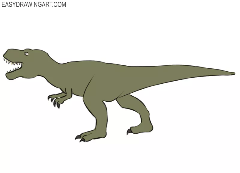 How to Draw a Dinosaur