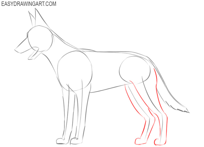 how to draw a dog cartoon easy
