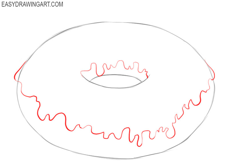 How to draw a good donut for beginners