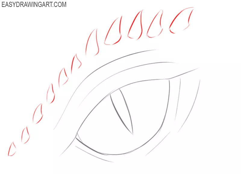 Dragon eye | Easy dragon drawings, Dragon eye drawing, Cool eye drawings