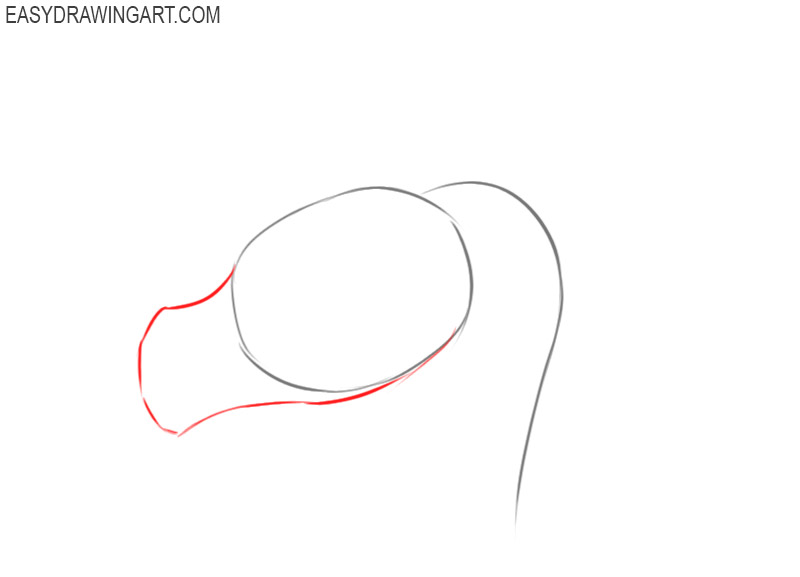 how to draw a dragon head step by step for beginners
