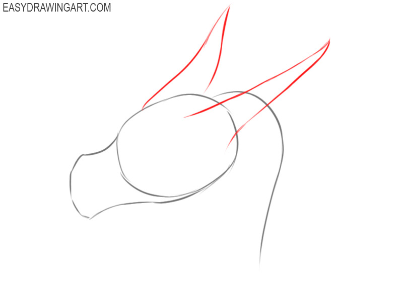 how to draw a dragon head easy step by step
