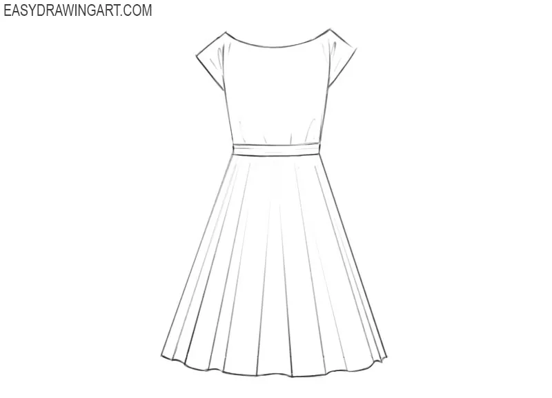 Draw the outlet dress