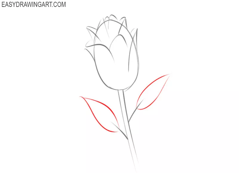 how to draw a flower easy way