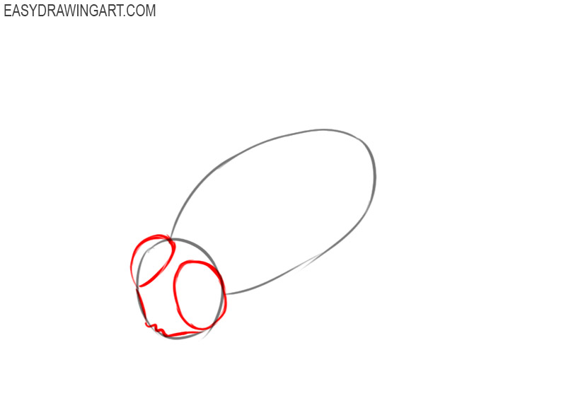 how to draw a fly step by step easy