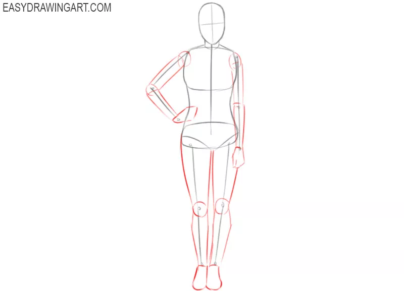 how to draw a girl easy step by step