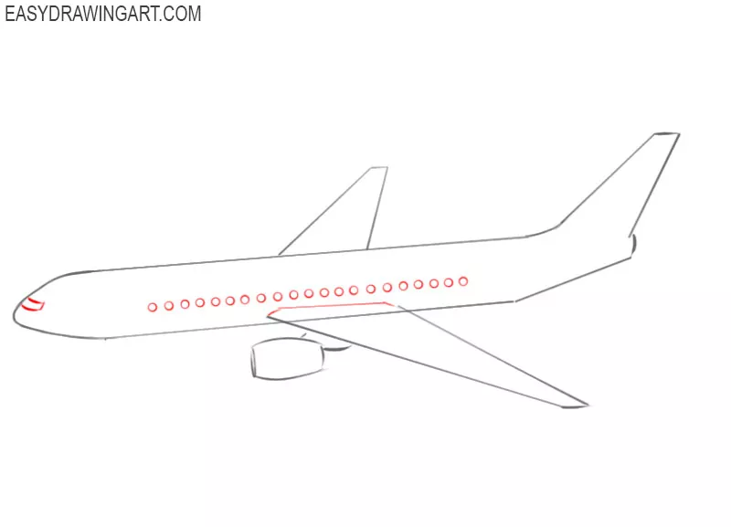 how to draw a good airplane