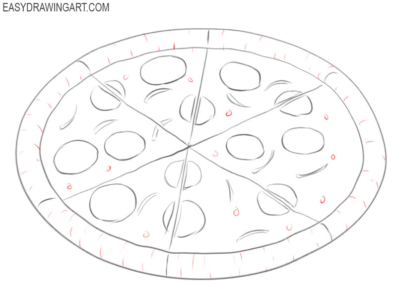 how to draw a good pizza
