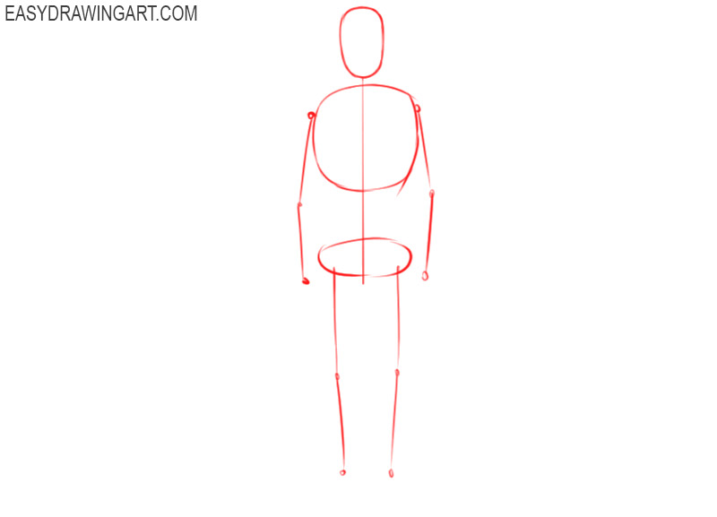 how to draw a guy easy