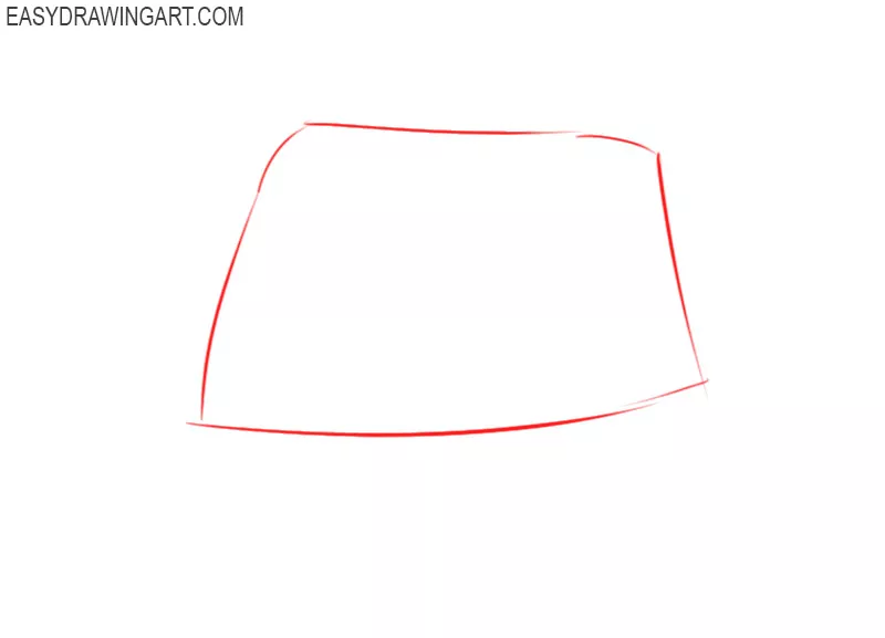 how to draw a hat easy