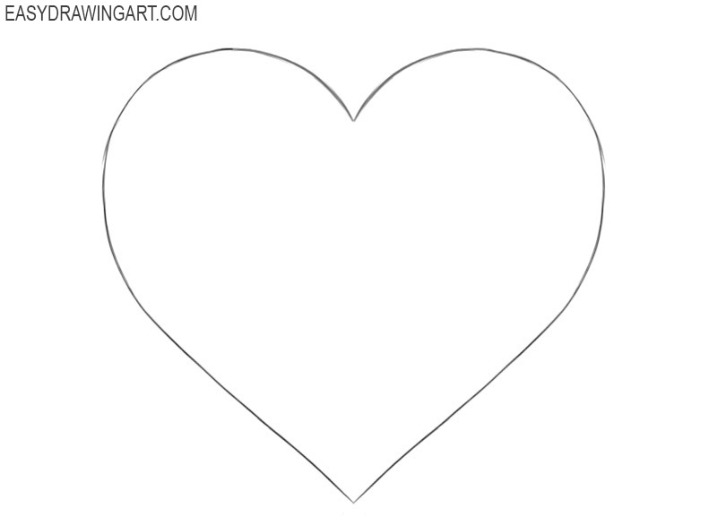 how to draw a heart cool