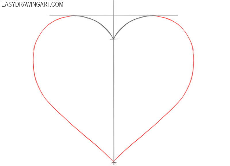 how to draw a heart for beginners