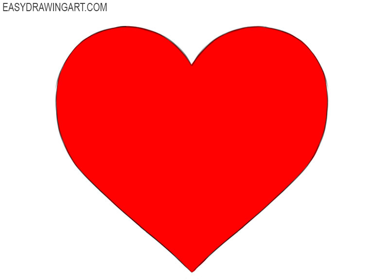 how to draw a heart