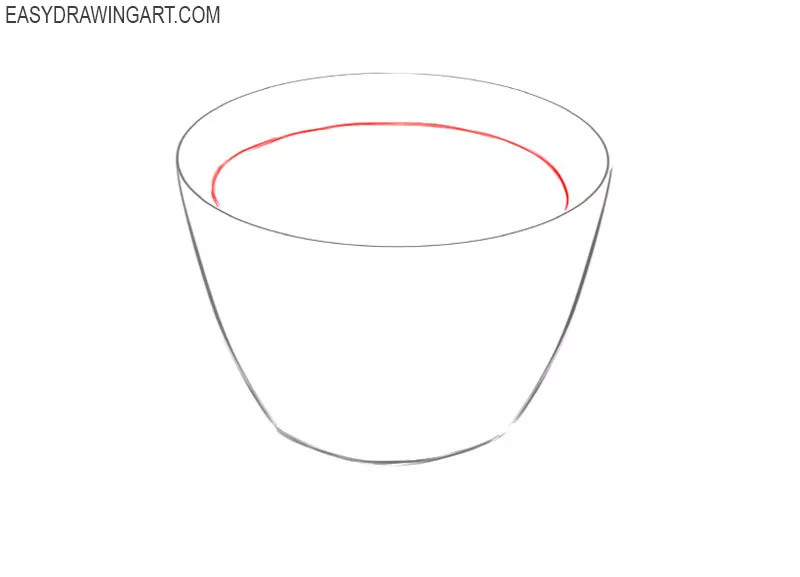 how to draw a hot cup of tea