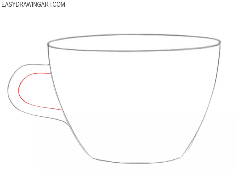 Cup drawing guide