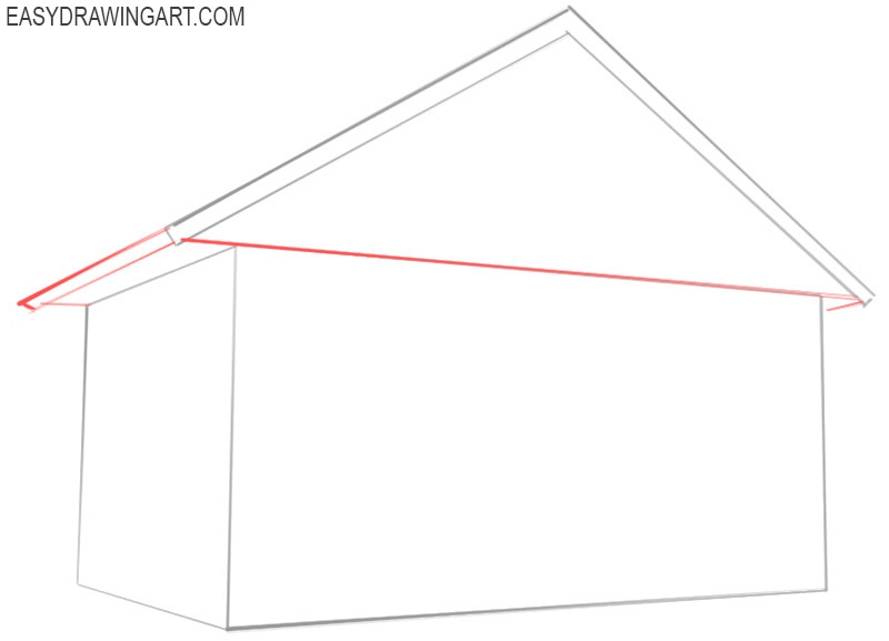 how to draw a house step by step with pictures