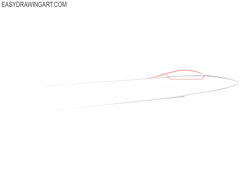 how to draw a jet plane