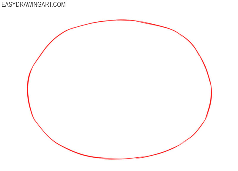 how to draw a kiwi fruit