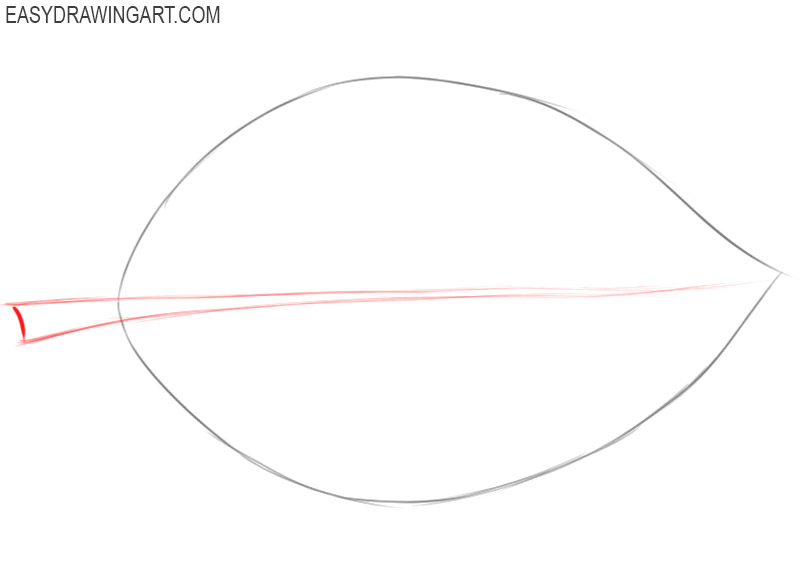 how to draw a beautiful leaf